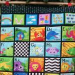 Alphabet colorful quilted w..