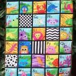 Alphabet colorful quilted w..