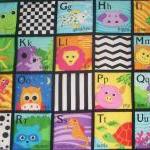 Alphabet colorful quilted w..