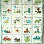 Alphabet Boys Blue Quilted ..