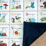 Alphabet Boys Blue Quilted ..