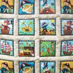 Pirate Treasure quilted wal..