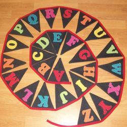 Alphabet Bunting Rainbow ABC Banner