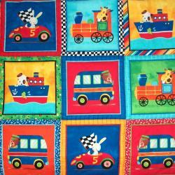 Car, Train, Bus, Boat Transport wall hanging/ playmat