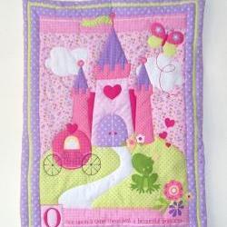 Princess Fairy Castle Quilted Wall Hanging